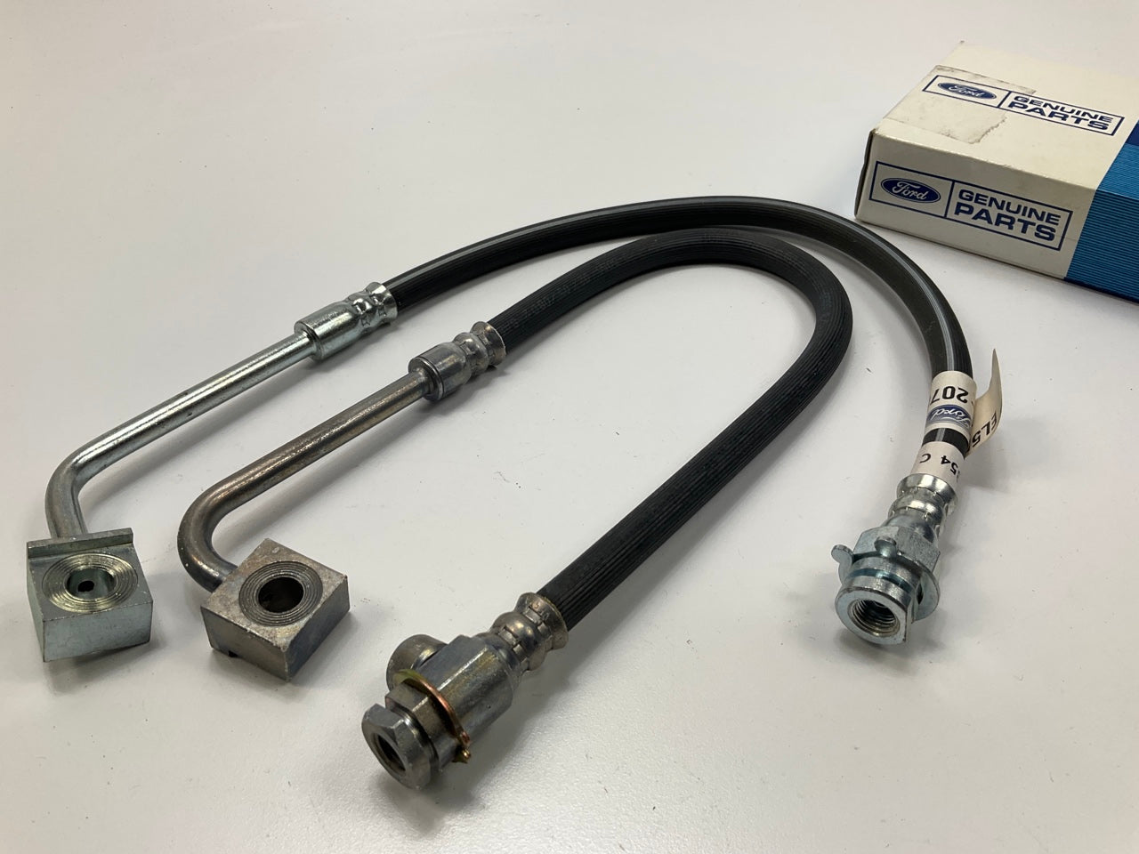 Ford F5TZ-2078-B Front Brake Hose Set: Left & Right 95-98 F-250, 95-97 F-350 RWD