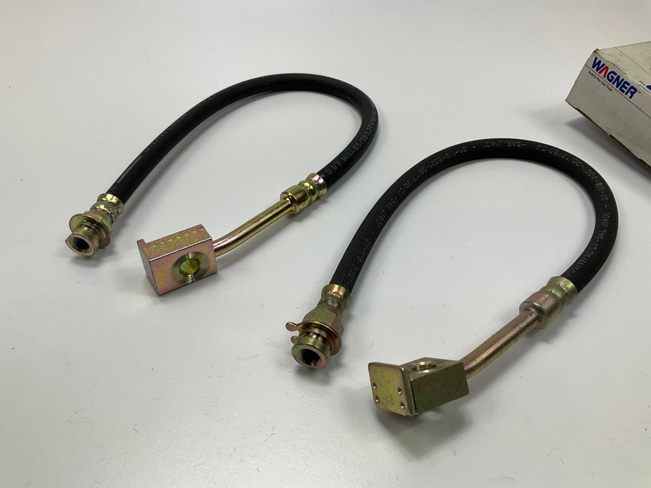 Wagner F80976 / F80977 Front Left & Right Brake Hose Set 81-83 E150 Van RWD ONLY