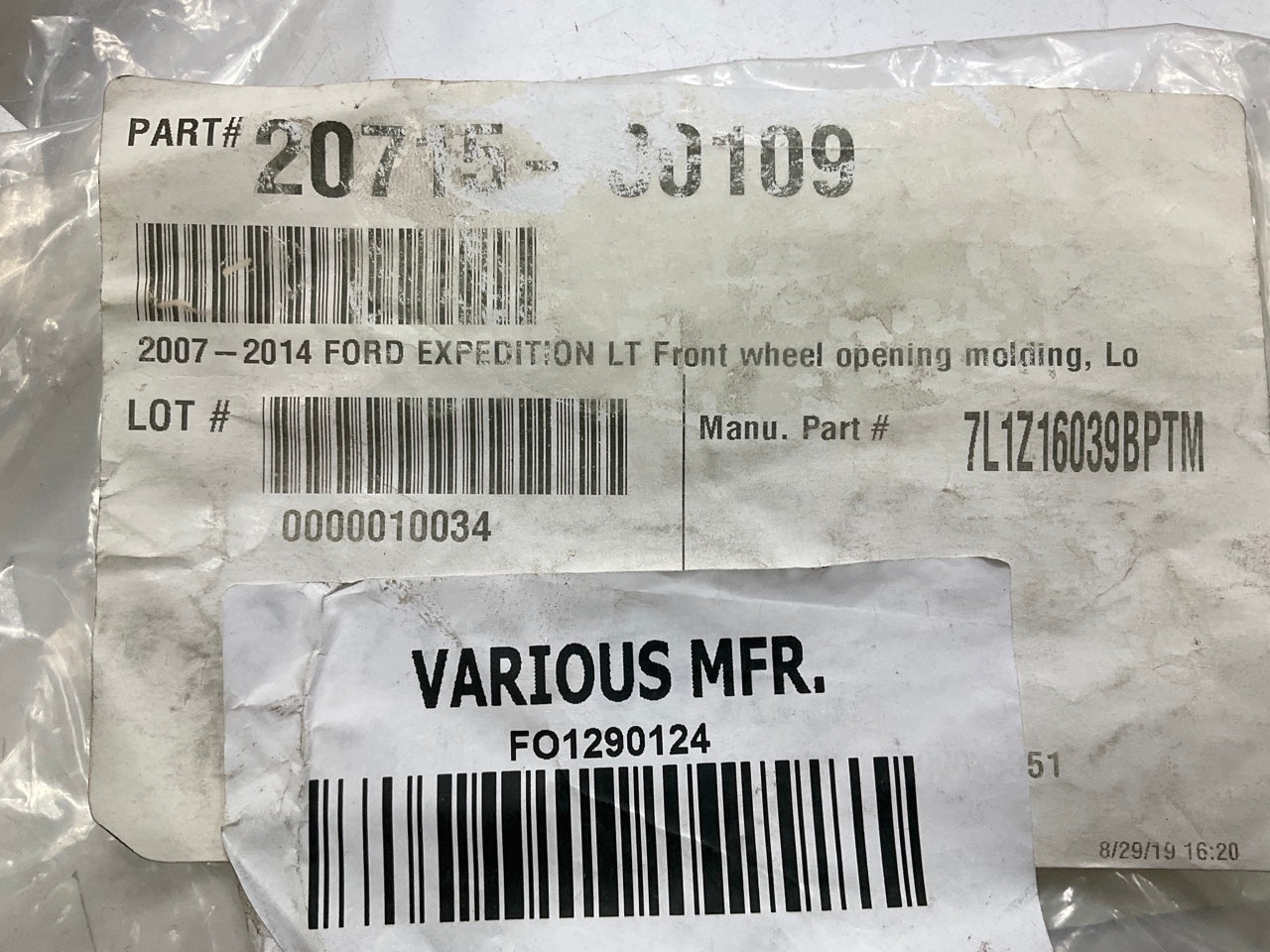 New Fender Trim Set - 2007-2017 Ford Expedition Front Driver And Passenger Side