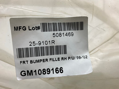 NEW - AFTERMARKET GM1089166 Front LEFT & Right Bumper To Body Filler Panel