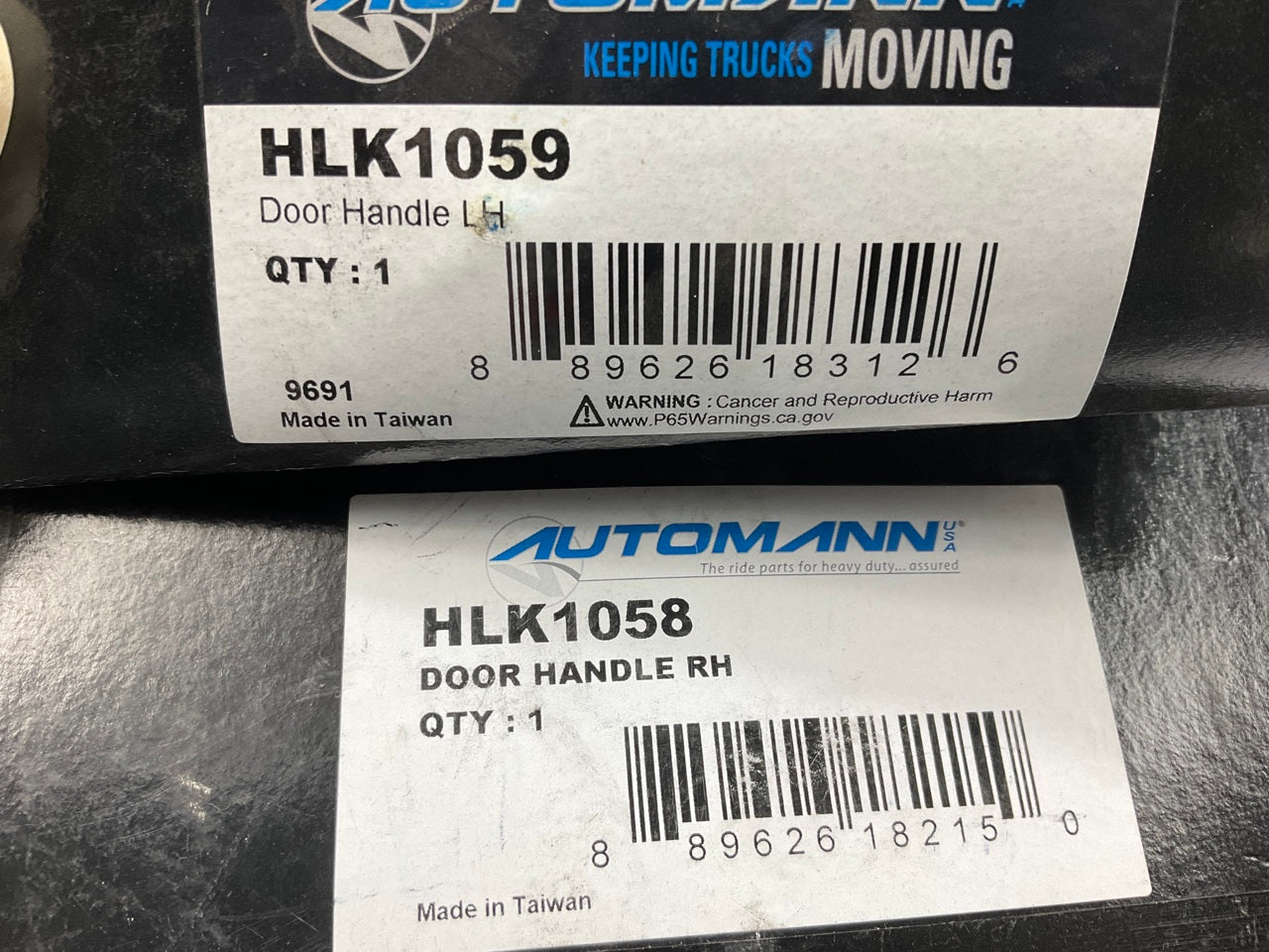 Front Right & Left Automann HLK1058 HLK1059 Exterior Door Handles, Set