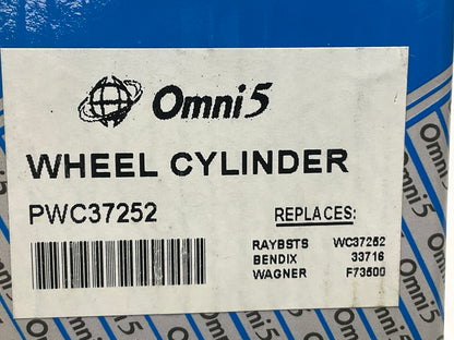Omni5 PWC37252 & PWC37253 Front Left & Right Upper Drum Brake Wheel Cylinder