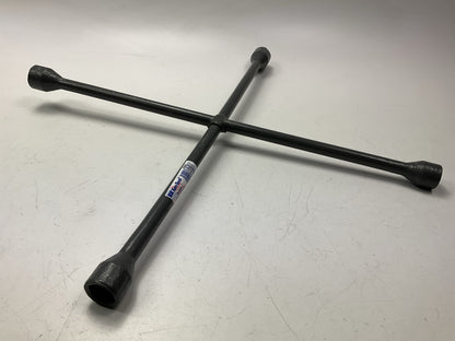 4-Way Wheel Lug Nut Wrench Tool & 18'' Drop-Center Tire / Demount Spoon