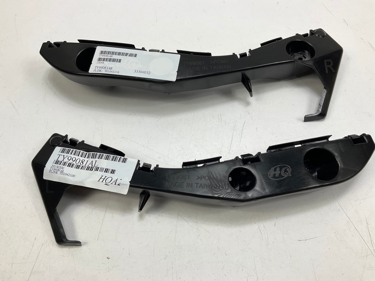 Lower Bumper Bracket Set Of 2 Front Left & Right Side For 2004-2009 Toyota Prius