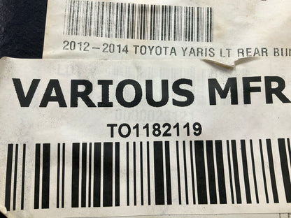 NEW AFTERMARKET Rear Left & Right Bumper Trim Filler 2012-14 Toyota Yaris