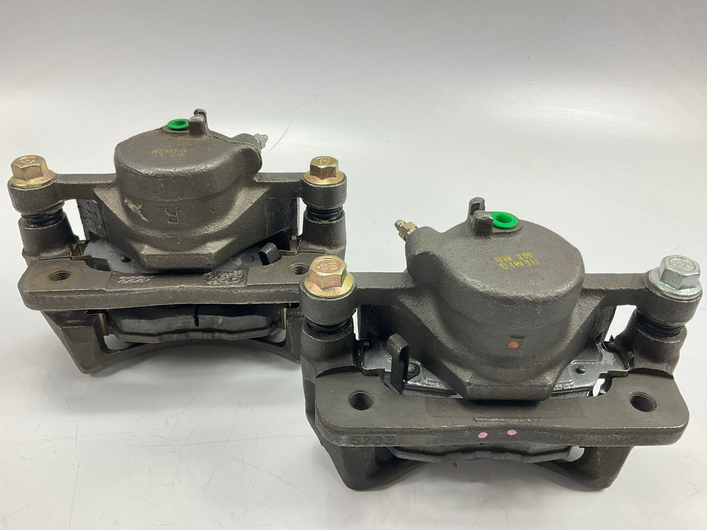 Reman. Wagner TQM25034 TQM25035 Front Left & Right Brake Calipers With Pads