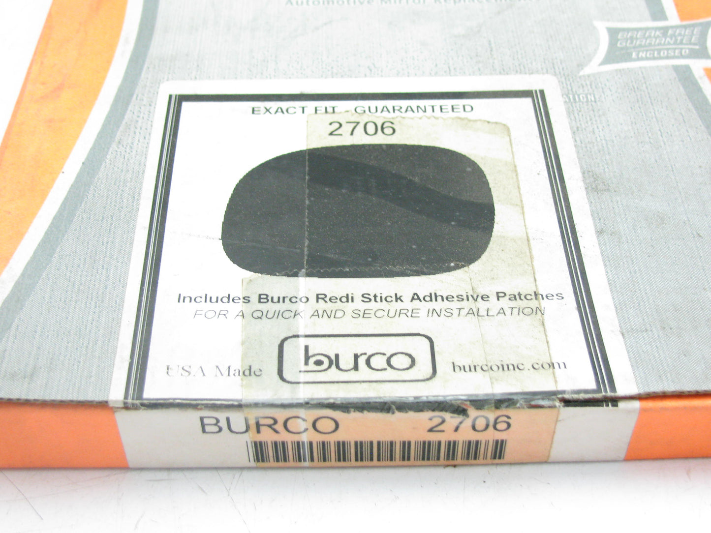 Burco 2706 Left Drivers Side Mirror Glass