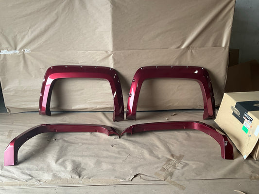 DAMAGED (CRACKED) SEE PHOTOS - Bushwacker 40967-74 Pocket Style Fender Flares