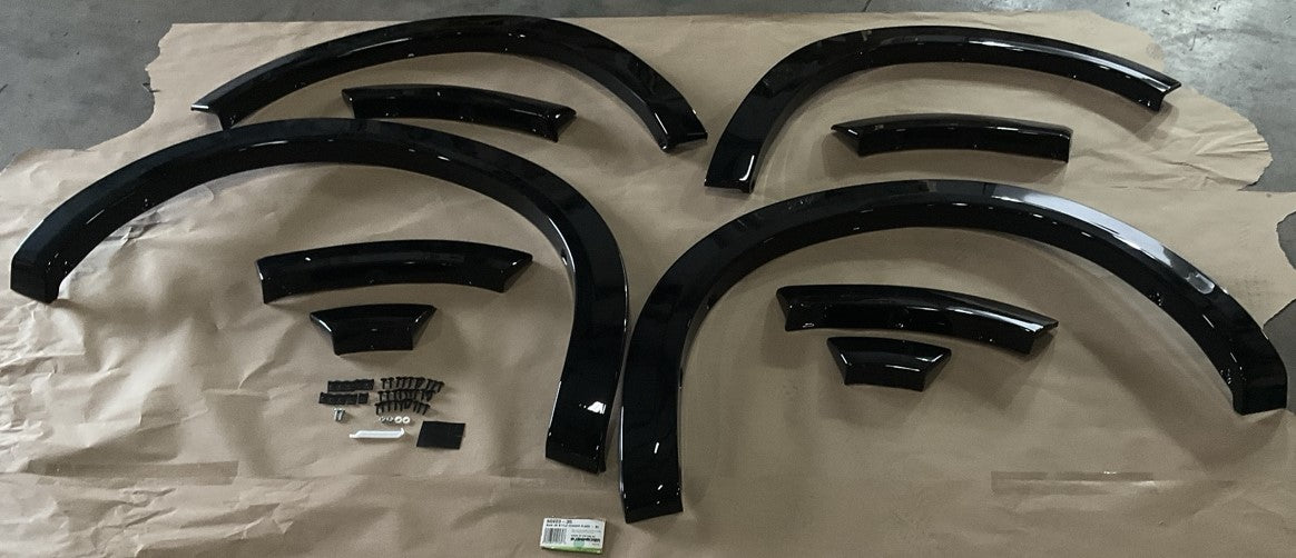 Bushwacker 50920-35 OE Style Fender Flares, BLACK For 2016-17 Ram 1500 8.1' Bed