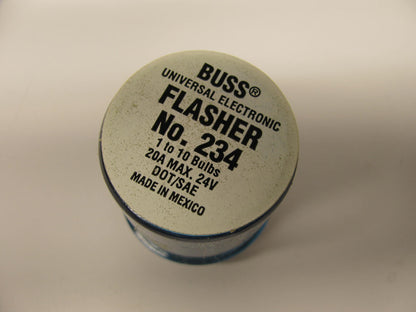 Buss 234 Hazard Warning Light  Flasher 24 Volts, 20 Amps Max. 3-prong.