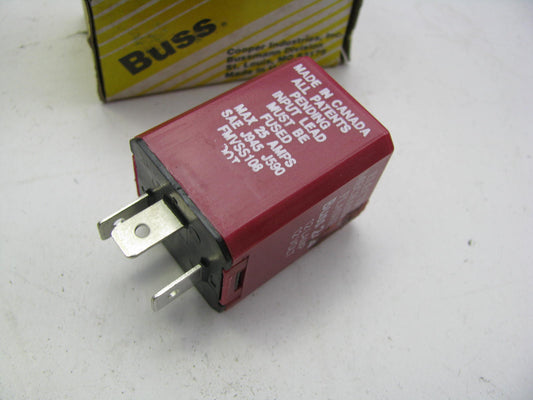 Buss 244 HD Electric Turn Signal Hazard Light Flasher 3 Terminal 12V 25A 12 Bulb