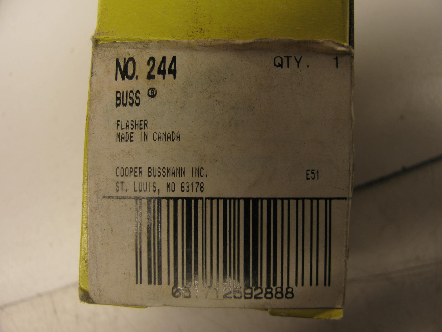 Buss 244 HD Electric Turn Signal Hazard Light Flasher 3 Terminal 12V 25A 12 Bulb