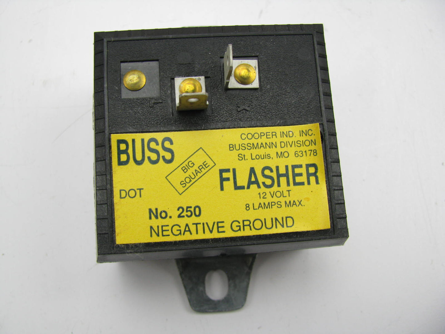 Buss 250 Extra Heavy Duty Turn Signal Hazard Flasher - 12V 8 Lamp Max
