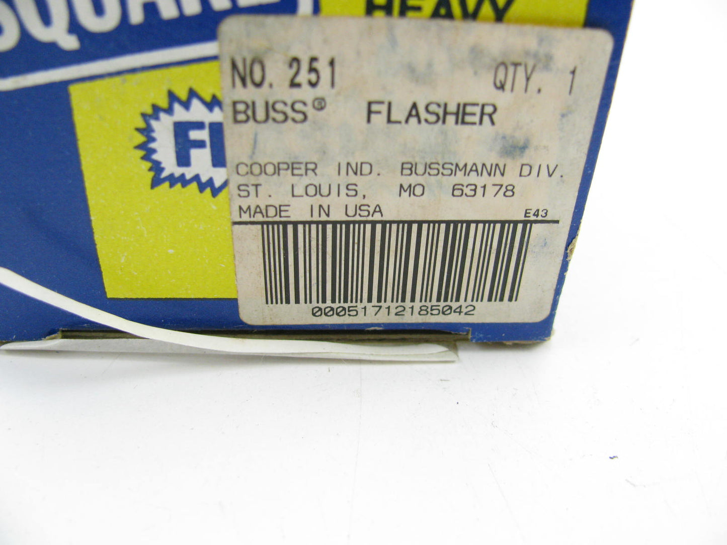 Buss 251 Heavy Duty POSITIVE GROUND 20 Amp Flasher Relay Unit, 8 Bulb Load Max