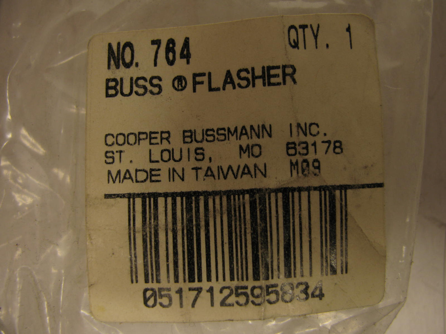 Buss 764 Electronic Turn Signal Flasher - 12V 2 Terminal 12 Amp, 20 Bulb