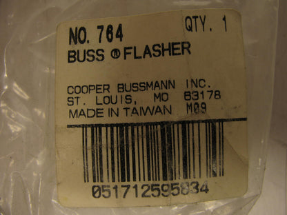 Buss 764 Electronic Turn Signal Flasher - 12V 2 Terminal 12 Amp, 20 Bulb