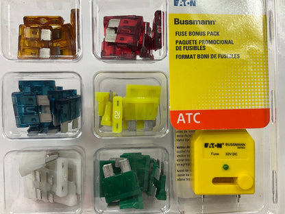 Bussmann ATC # 44 Automotive Blade Fuse Kit With Fuse Tester ATC-5,10,15,25,30