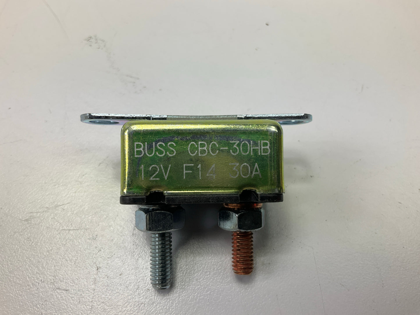 Bussmann B6P-BPCBC30HBP 30 Amp Type-I Stud Mount Circuit Breaker, 30A