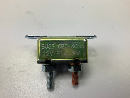 Bussmann B6P-BPCBC30HBP 30 Amp Type-I Stud Mount Circuit Breaker, 30A