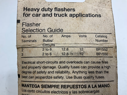Bussmann BP-552 - Hazard Warning Flasher (552/536 Flasher)