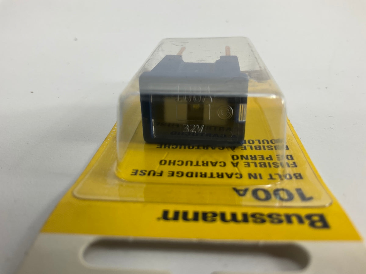 (10) Bussmann BP-FLM-100-RP 100 Amp Bolt In Cartridge Fuse Male Terminals 100A