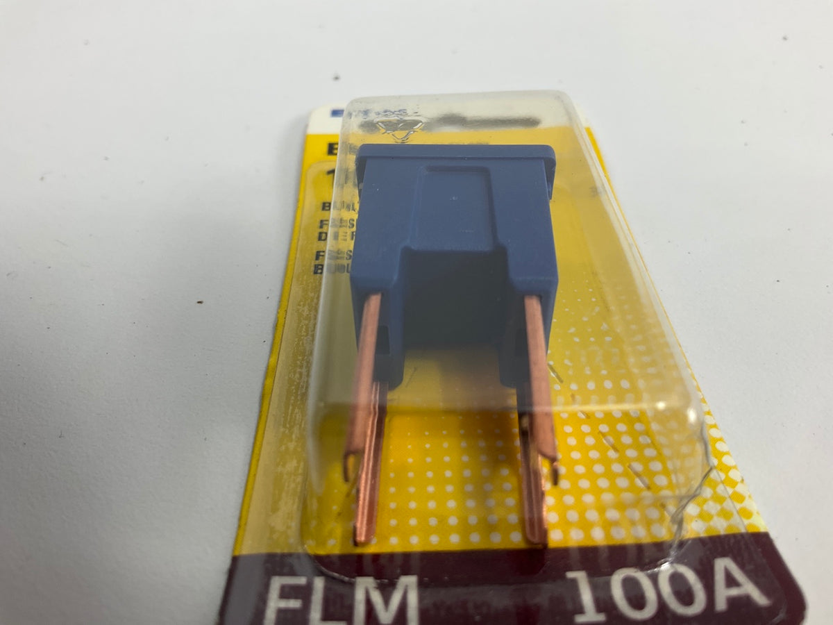 (10) Bussmann BP-FLM-100-RP 100 Amp Bolt In Cartridge Fuse Male Terminals 100A