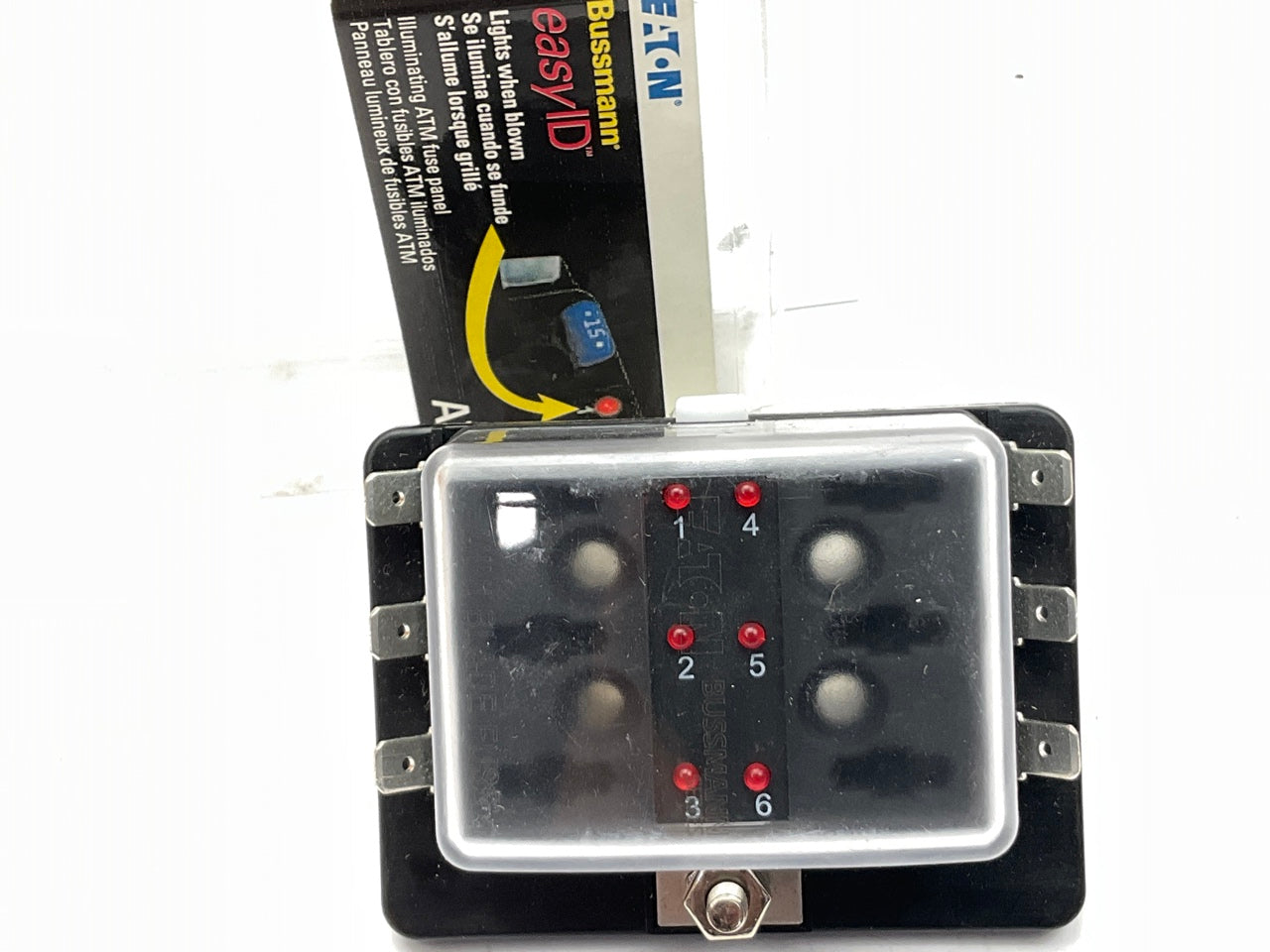 Bussmann BP/FP-ATM-06ID 6 Pole Automotive ATM Fuse Box Panel W/ LED Indicators