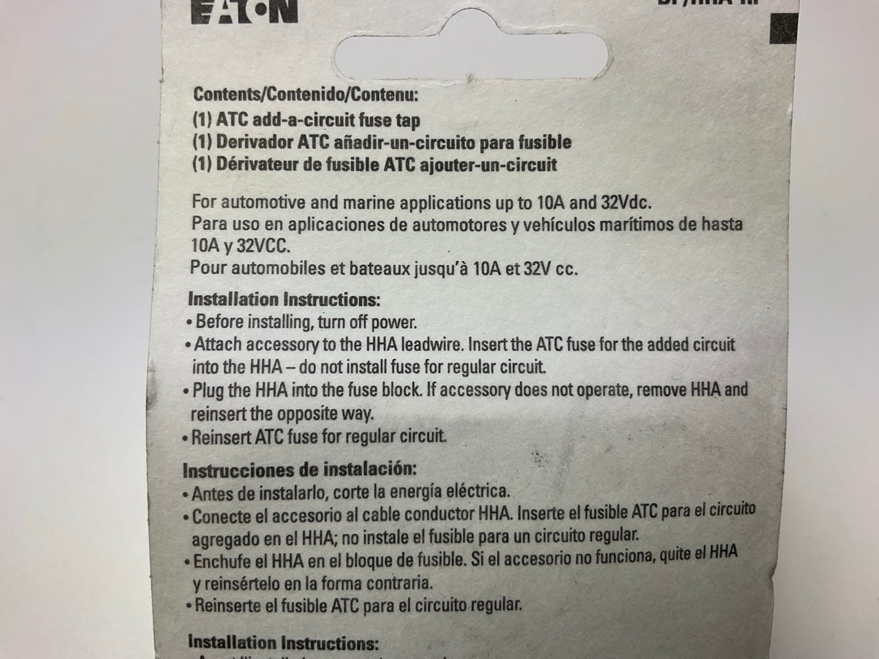 (10) Bussmann BP/HHA-RP ATC Fuse Circuit Converter - Add A 10 Amp Circuit