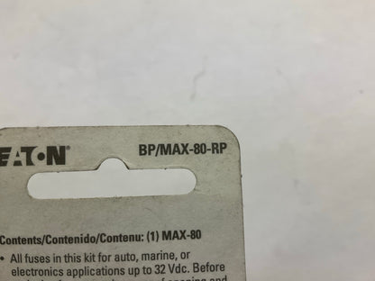 Bussmann BP/MAX-80-RP Fuse - MAX 80A 80 Amp Fuse