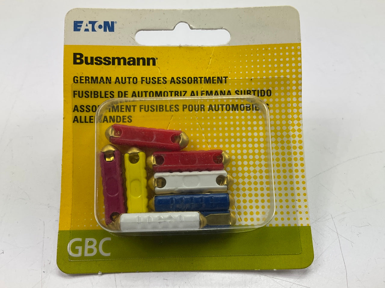 Bussmann BPGBCA8RP (1) GBC-5, 15 (2) GBC-8, 16, 25 Assortment European Fuses