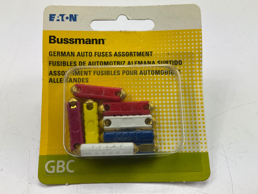 Bussmann BPGBCA8RP (1) GBC-5, 15 (2) GBC-8, 16, 25 Assortment European Fuses