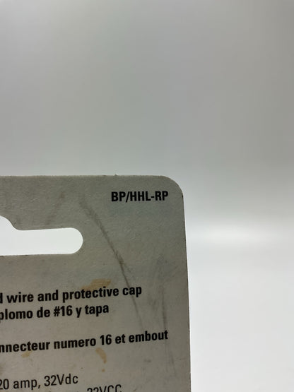 Bussmann BP/HHL-RP In Line ATM Fuse Holder With Cover (32V/20A #16 Wire Leads)
