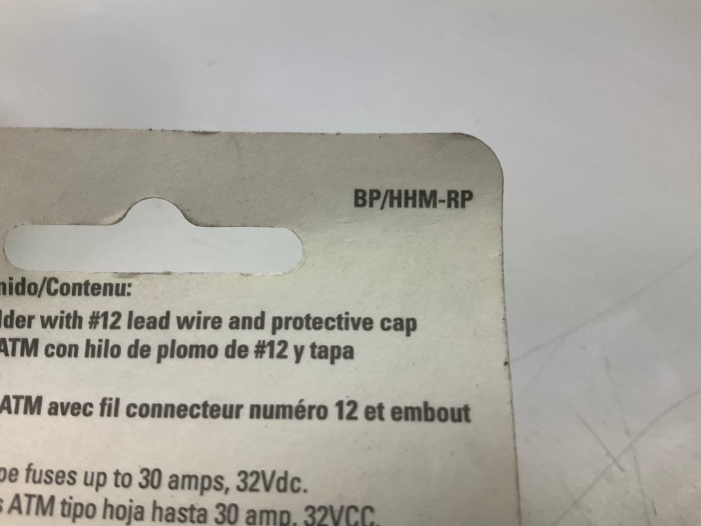 10 PACK - Bussmann BPHHM-RP 30 Amp Clear Mini Fuse Holder With Protective Cover