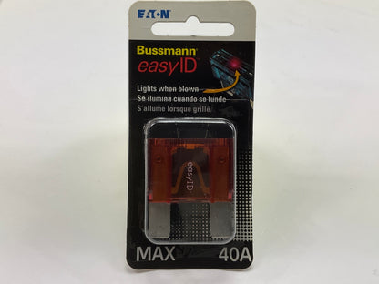 Bussmann BPMAX-40ID Fuse 40A Blade MAX-ID Series Easy ID 32V DC