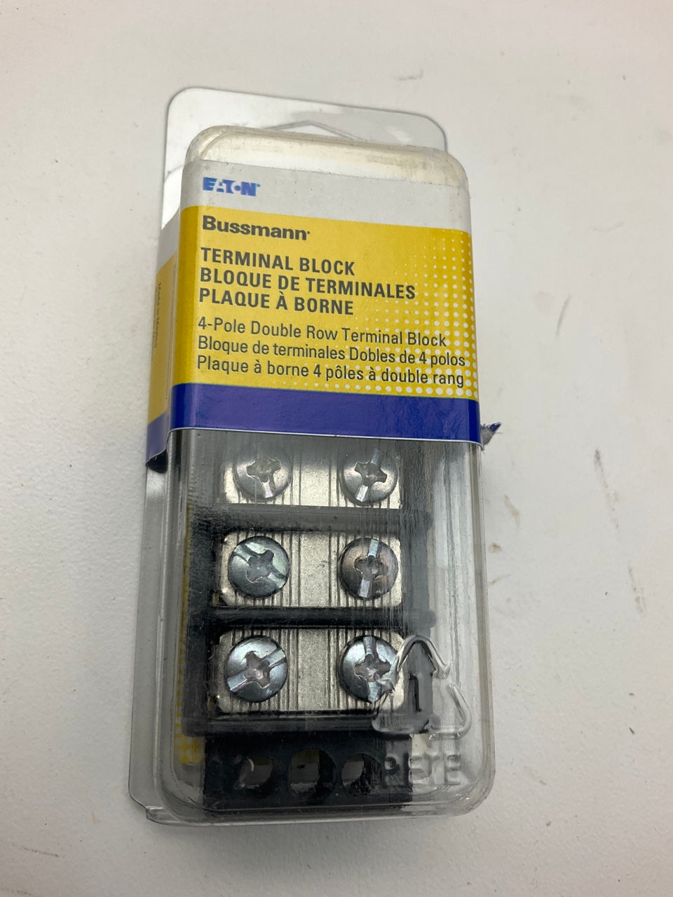 Bussmann BPTB200-04-RP 20 Amp Four Position Double Row Terminal Block