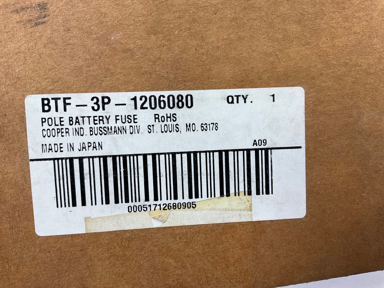 Bussmann BTF-3P-1206080 Battery Terminal Fuse - 120, 60, 80 Amp 82620-52080