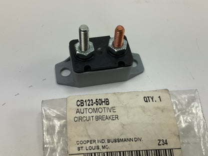 Bussmann CB123-50HB Type III 50 Amp Heavy Duty Automotive Circuit Breaker 50A