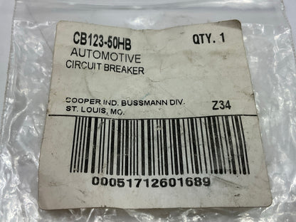 Bussmann CB123-50HB Type III 50 Amp Heavy Duty Automotive Circuit Breaker 50A