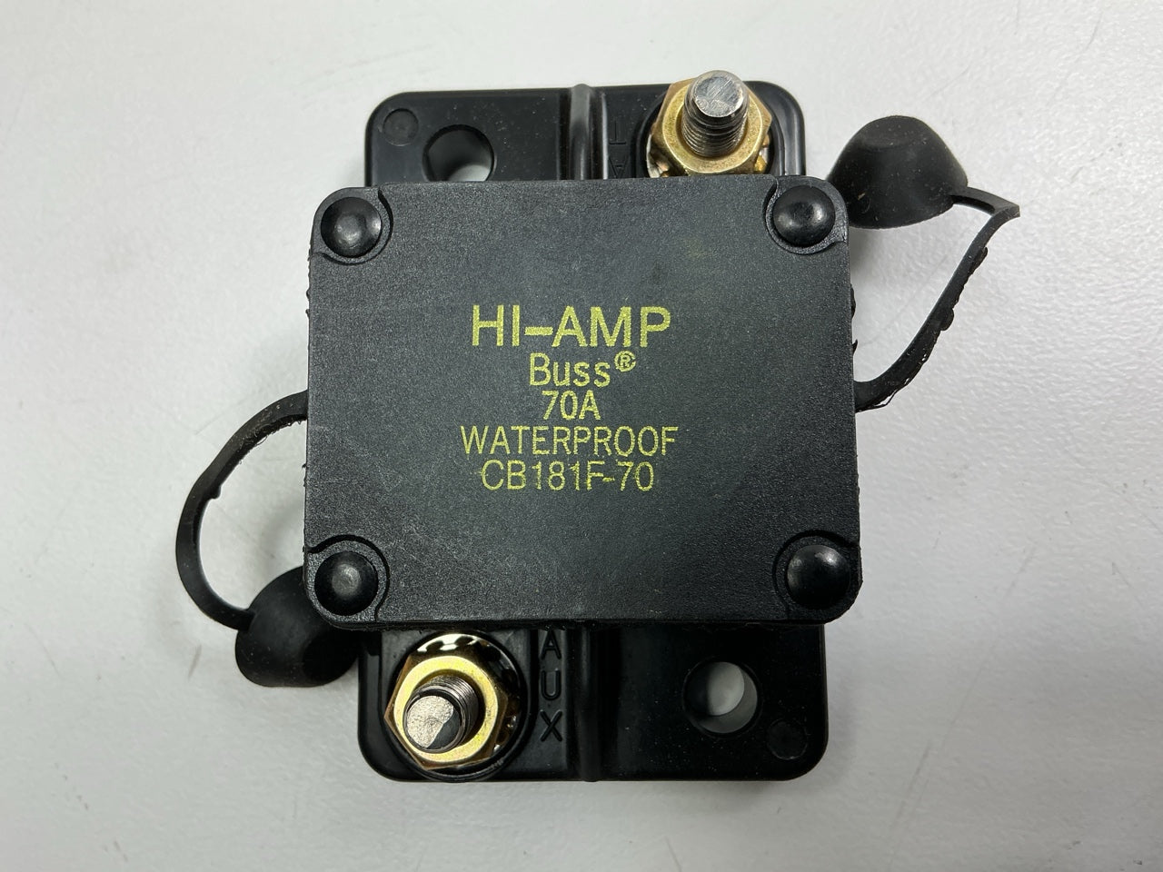 Bussmann CB181F-70 Type I High Amp 70A Waterproof Circuit Breaker, 70 Amp