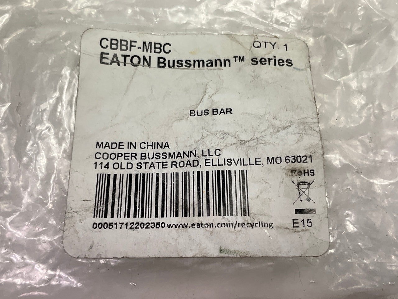 Bussmann CBBF-MBC CBBF Battery Fuse Mounting Bar Bracket