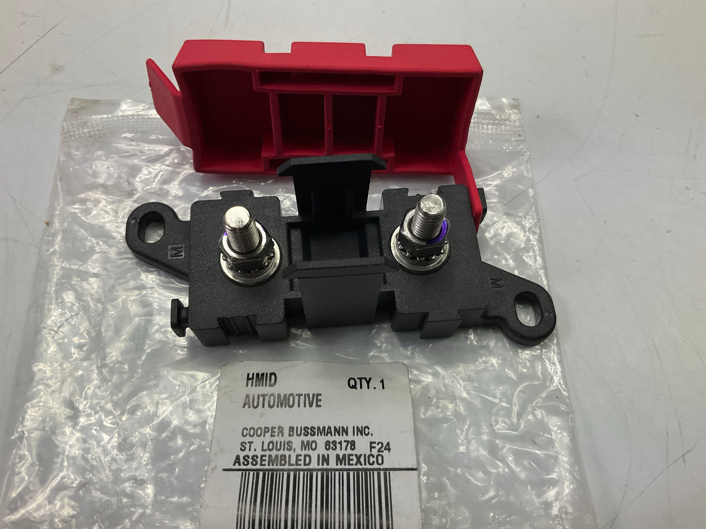 Bussmann HMID Fuse Block With Cover For AMI Fuses,  MIDI Fuse