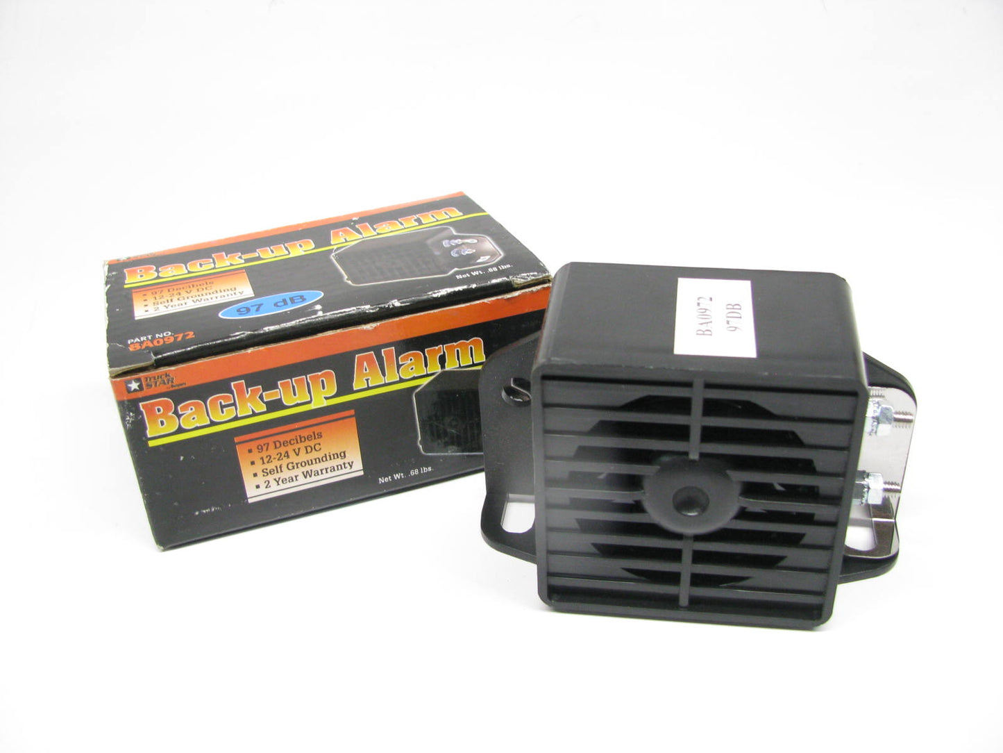 Buyers Products BA0972 Self-Grounding Back-Up Alarm  (97 Decibel Low Freq.)