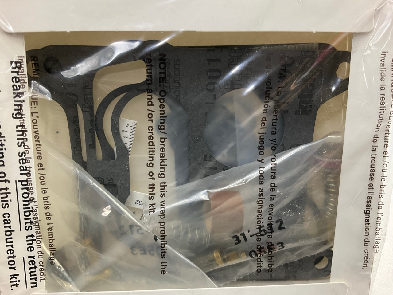 BWD 10051B Carburetor Rebuild Kit - Carter AFB