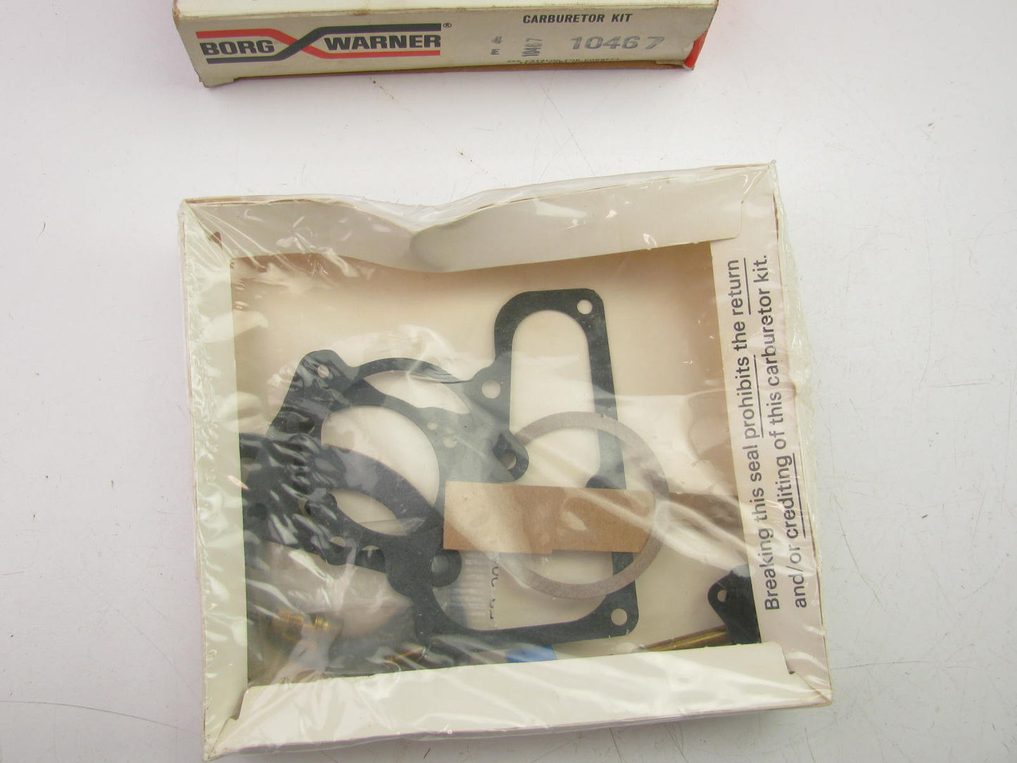 BWD 10467 Carburetor Rebuild Kit for 1975-1977 Ford Mercury Carter 1-BBL YFA