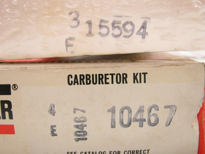BWD 10467 Carburetor Rebuild Kit for 1975-1977 Ford Mercury Carter 1-BBL YFA