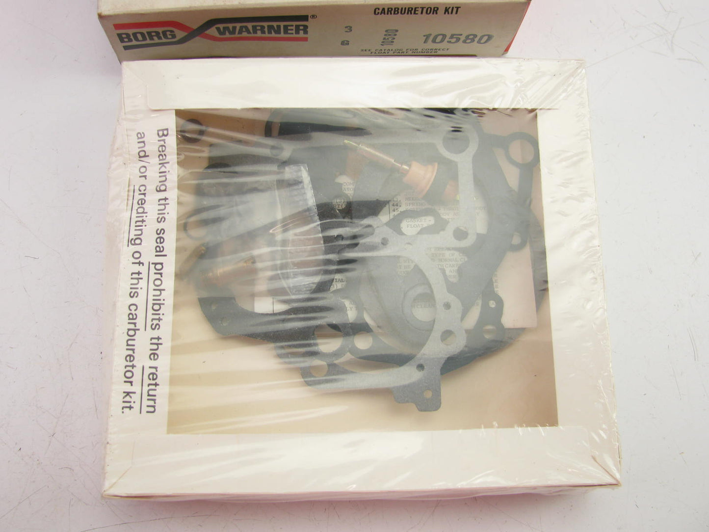 BWD 10580 Carburetor Rebuild Kit 1977-1979 GM 250 292 Rochester 1BBL 1ME Monojet