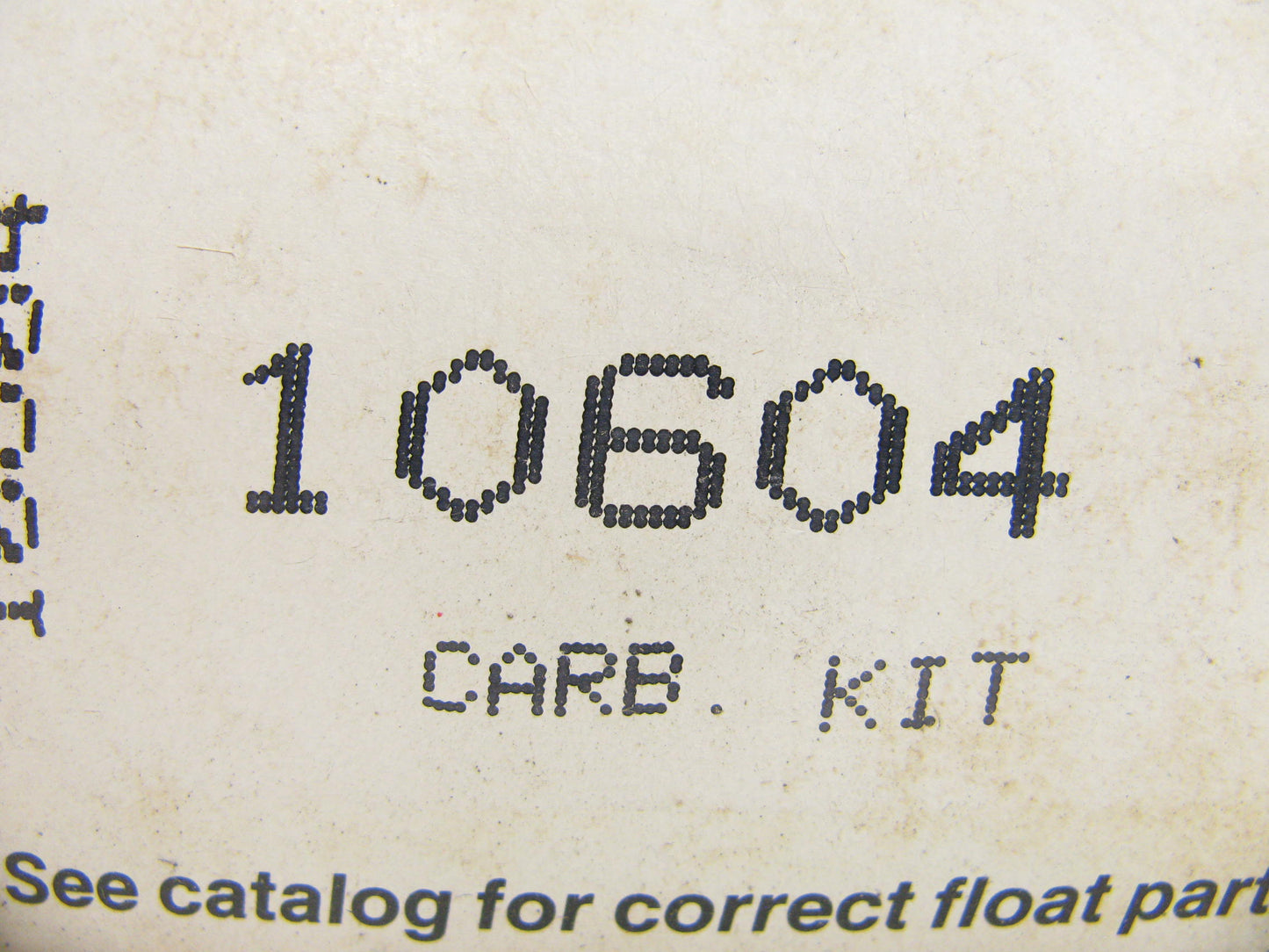BWD 10604 Carburetor Rebuild Kit For 1975-1980 Ford Carter 1-BBL
