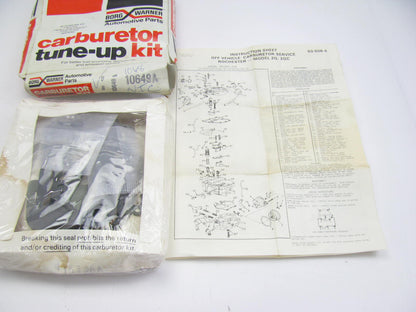 BWD 10649A Carburetor Rebuild Kit For 1971-1972 GM Rochester 2-BBL 2G 2GC