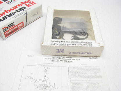 BWD 10705B Carburetor Rebuild Kit 80-86 Mopar For Holley 2-BBL 6520 H-2