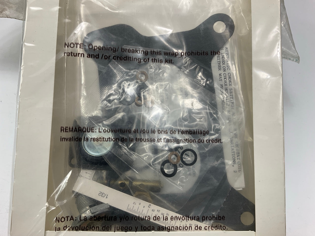 BWD 10802 Holley 2300 Carburetor Rebuild Kit - 500 CFM Aftermarket 2BBL